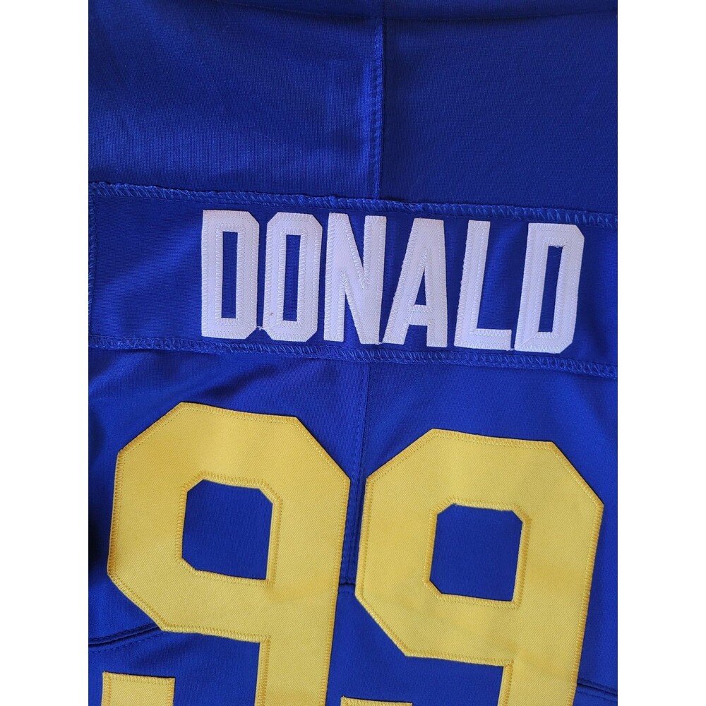Nike NFL Womens Blue Los Angeles Rams Aaron Donald #99 Jersey Size Medium - Picture 8 of 12